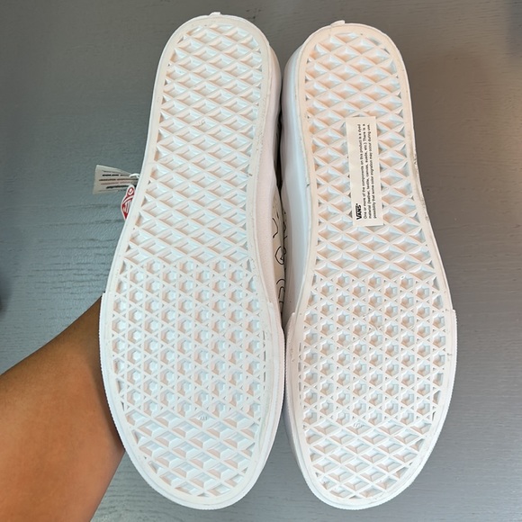 Vans UPaint White Animal Print Shoes - Picture 5 of 7